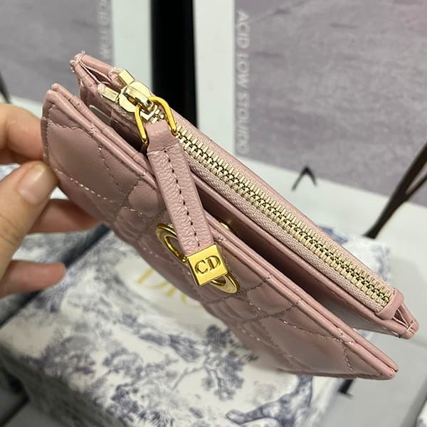 ブティック♪ディオール パチモン カロ CARO ダリア 2つ折り財布 カナージュ dej25847