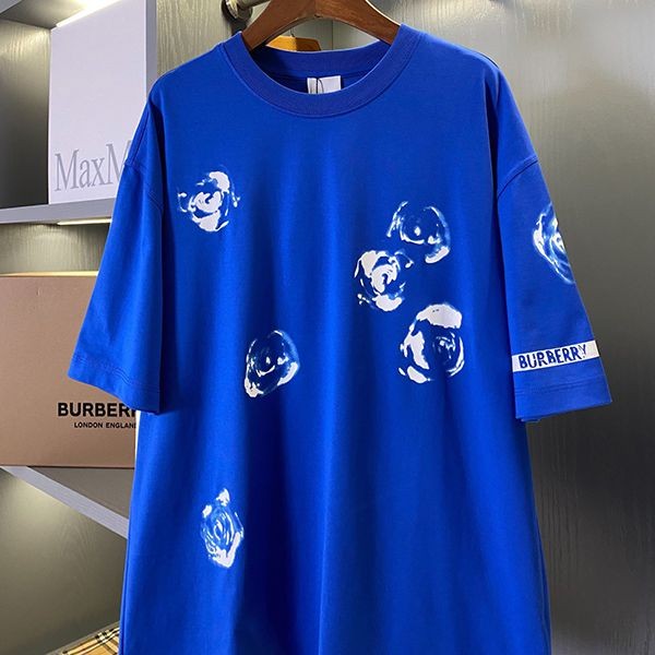 超人気 バーバリー ローズ Tシャツ 偽物 レギュラーフィット 8081394