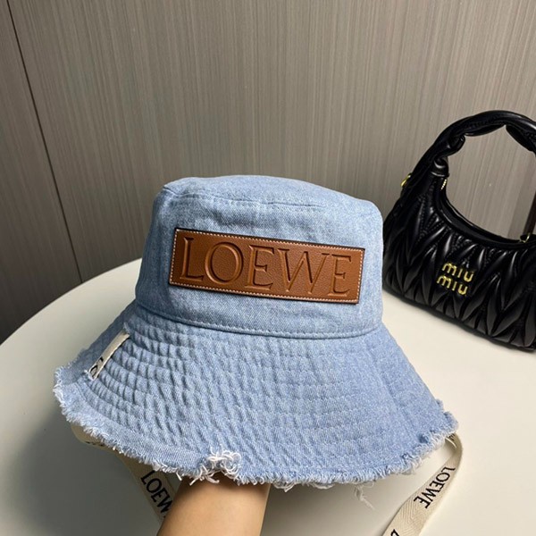 お出かけに最適♪ロエベ フレイド フィッシャーマン ハット 偽物