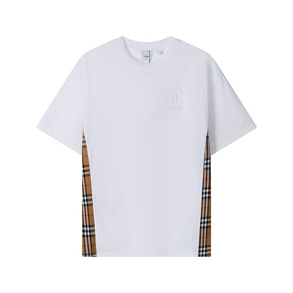 目を惹く逸品!バーバリー★ヴィンテージチェックディテール Tシャツ 偽物 Baz76952