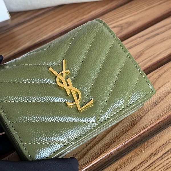 注目★サンローラン YSLロゴ モノグラム 二つ折り財布 偽物 San83861