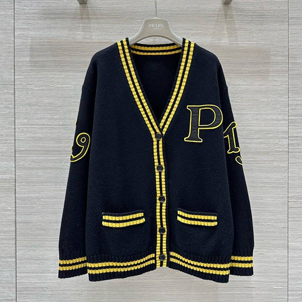 プラダ ウールxカシミヤ カーディガン コピー 2色 pud81024
