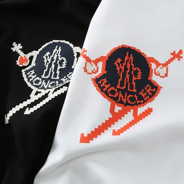 お洒落 モンクレール Tシャツ フェイク メンズ SKI LOGO Tシャツ mos72919