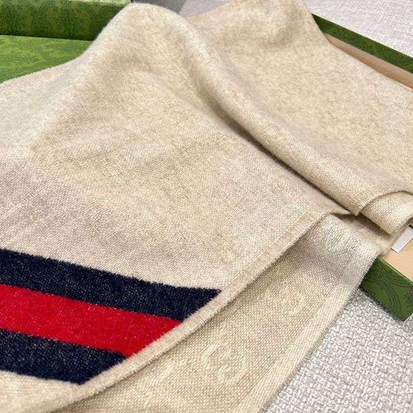 追跡付き 安い グッチ GGロゴ ウール マフラー パチモン gue34925