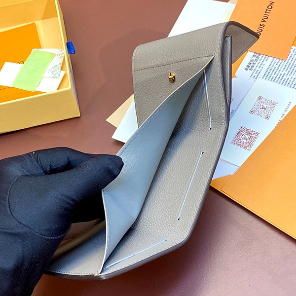 【大人気♪】ルイヴィトン 偽物★ポルトフォイユ・ロックミニ 二つ折り財布 M69340