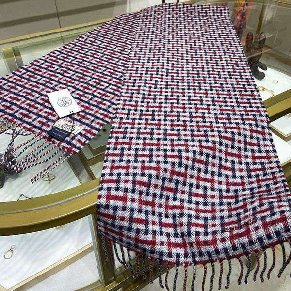 ★鮮やかで素敵な色合い♪【エルメス】カシミア マフラー N級品★ ers58928