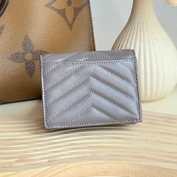 【使い勝手抜群】サンローラン ☆YSLロゴオリガミ ミニ財布 スーパーコピー Sac48579