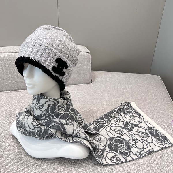 ☆安心シャネル カメリア カシミア マフラー パロディ shu52238