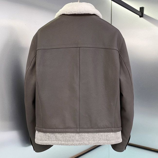 激安価格!エルメス クロップド ジャケット 偽物 ディアスキン eri90917