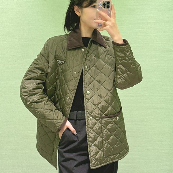 プラダ コピー商品 Re-Nylon キルティングジャケット pub15944