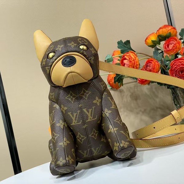 ルイヴィトン プーチバッグ 偽物 モノグラム パチモン ドッグ M12617