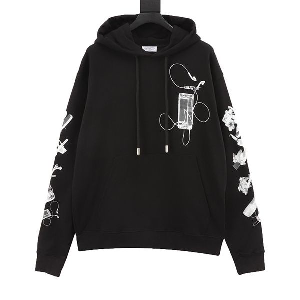 オフホワイト スキャンアローコットンパーカー 偽物 数量限定! ofx15634