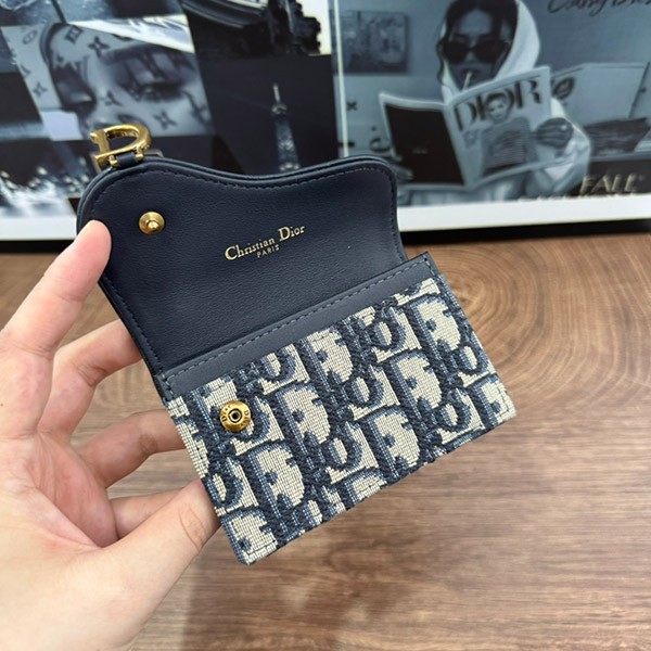 【コンパクト♪】ディオール Saddle Bloom カードホルダー 偽物 M928