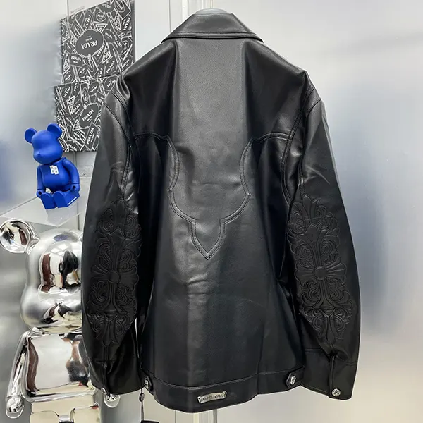 激安価格!クロムハーツ JJ DEAN パチモン レザージャケット Kuf39809