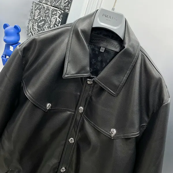 激安価格!クロムハーツ JJ DEAN パチモン レザージャケット Kuf39809
