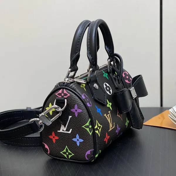 ルイヴィトン LV×TM 村上隆コラボ ナノ スピーディ バッグ vug06593