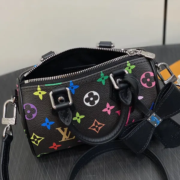ルイヴィトン LV×TM 村上隆コラボ ナノ スピーディ バッグ vug06593