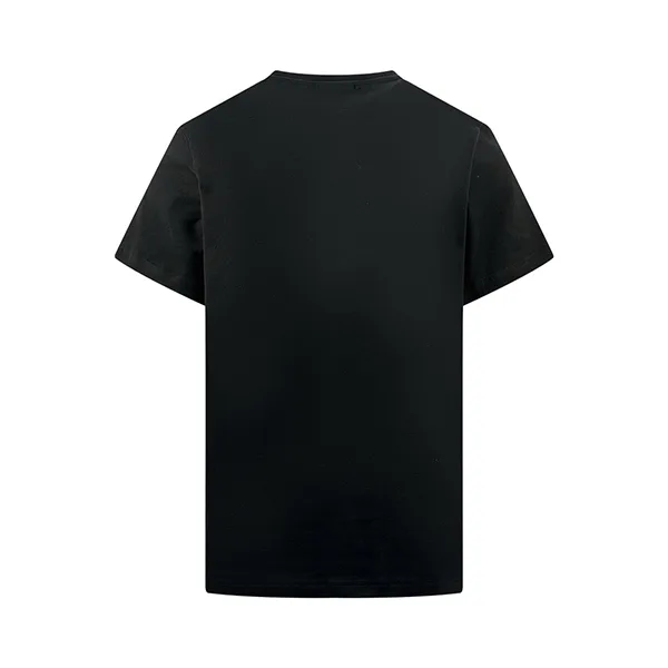 モンクレール Batmanコレクション 偽物 ブラック フロック ロゴ Tシャツ mof53421