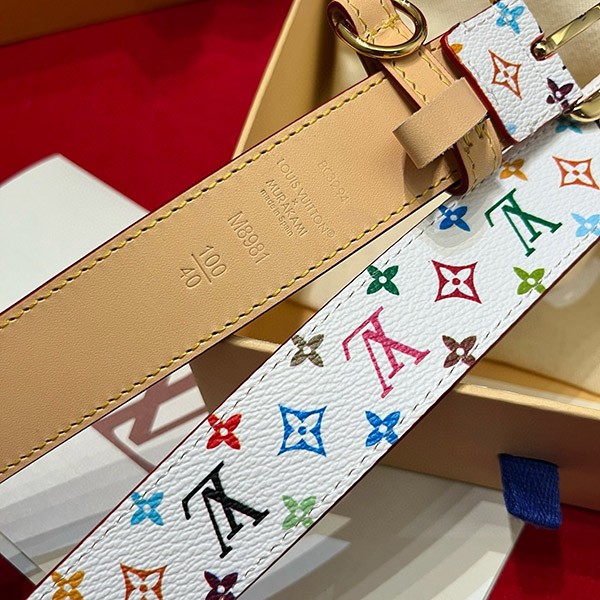【華やかさアップ♪】ルイヴィトン 偽物 LV × TM D-リング 30MM・ベルト M8982U