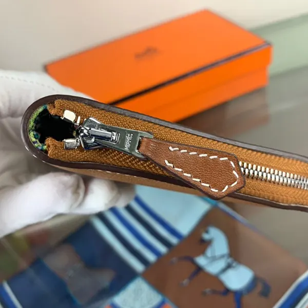 注目★ エルメス アザップ n級品 シルクイン ロングウォレット ere69510