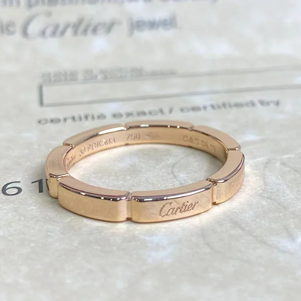 【人気】カルティエ☆結婚指輪 コピー ロゴ リンク ユニセックス B4083500