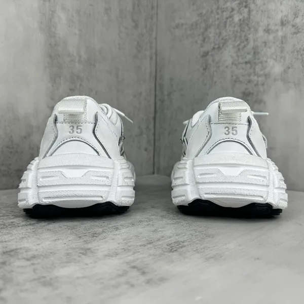 【バレンシアガ】Monday レザースニーカー コピー White bam48677
