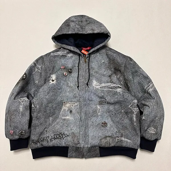 シュプリーム HJR トロンプ ルイユ デニム セットアップ パチモン Shy67195