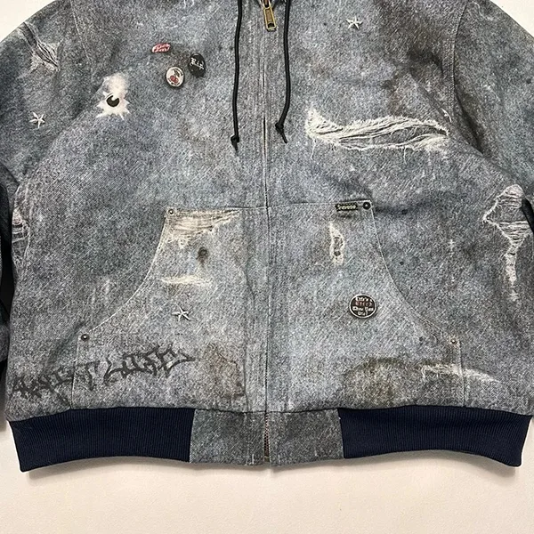 シュプリーム HJR トロンプ ルイユ デニム セットアップ パチモン Shy67195