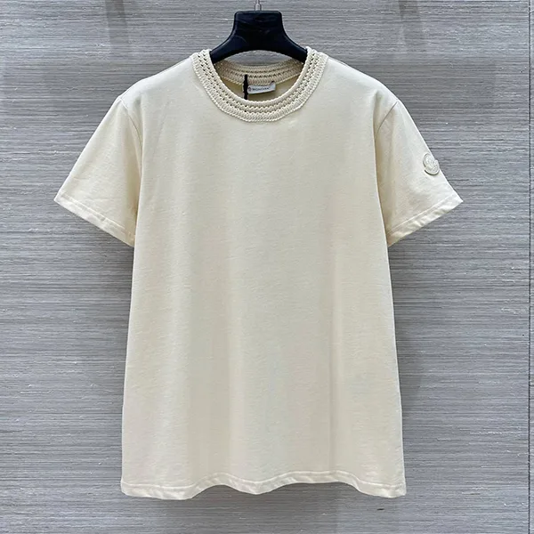 【かわいい♡新作】モンクレール クルーネックTシャツ 偽物 ホワイト mop22747