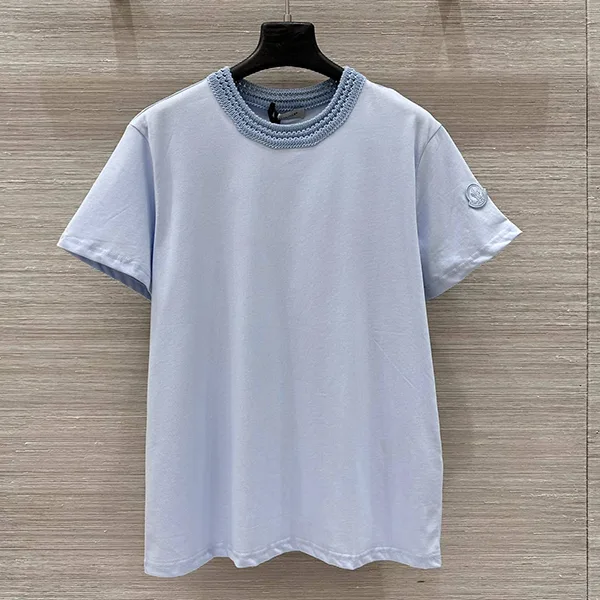 数量限定!モンクレール クルーネックTシャツ 激安 ブルー mob64824