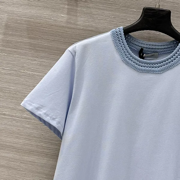 数量限定!モンクレール クルーネックTシャツ 激安 ブルー mob64824