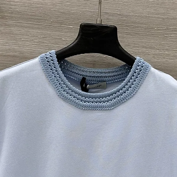 数量限定!モンクレール クルーネックTシャツ 激安 ブルー mob64824