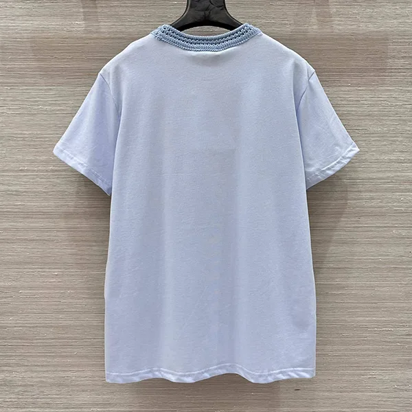数量限定!モンクレール クルーネックTシャツ 激安 ブルー mob64824