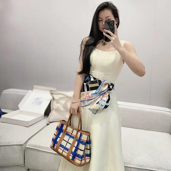 【シックなカラーがお洒落♡】エルメス 偽物 ガーデンパーティー30 ハンドバッグ eri51483