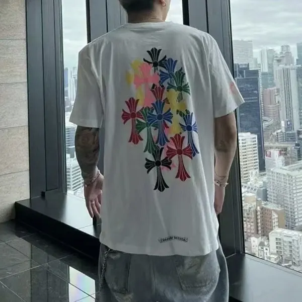 クロムハーツ コピー ロゴ グラフィック Tシャツ Kub14580