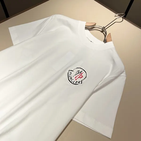 定番 モンクレール ピクセルロゴ コットン Tシャツ コピー mov70290