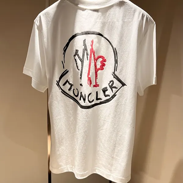 定番 モンクレール ピクセルロゴ コットン Tシャツ コピー mov70290