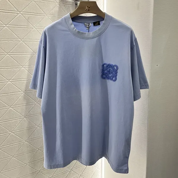 ギフトに最適 ロエベ コットン Tシャツ n級品 アナグラム刺繍 loe59795