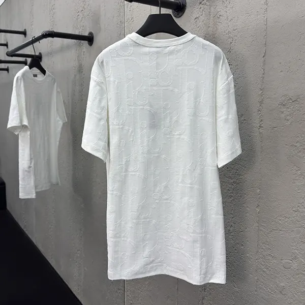 高品質 ディオール Tシャツホワイト コピー オブリーク コットン dez11458