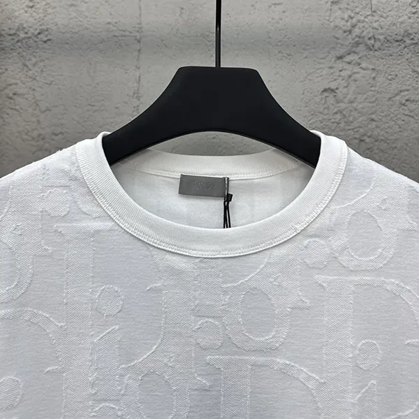 高品質 ディオール Tシャツホワイト コピー オブリーク コットン dez11458