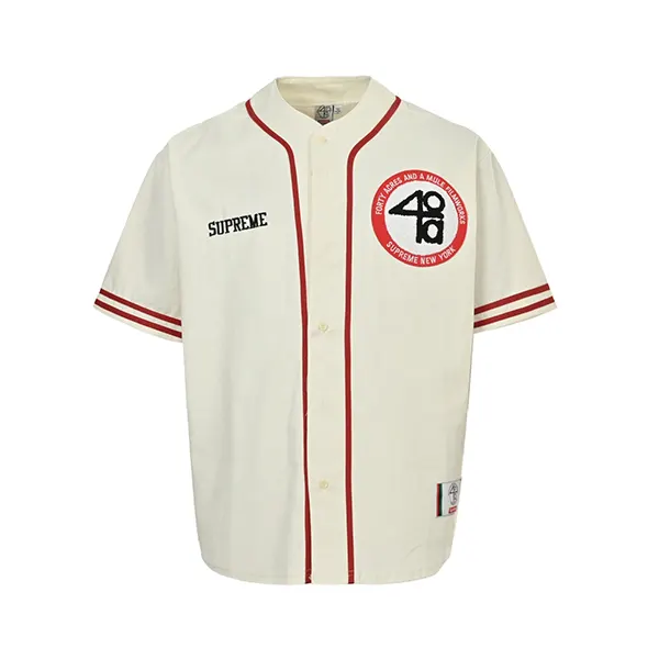 シュプリーム 40 Acres Twill Baseball Jersey Sht55825