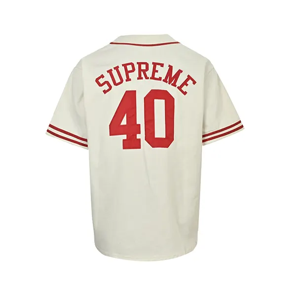 シュプリーム 40 Acres Twill Baseball Jersey Sht55825