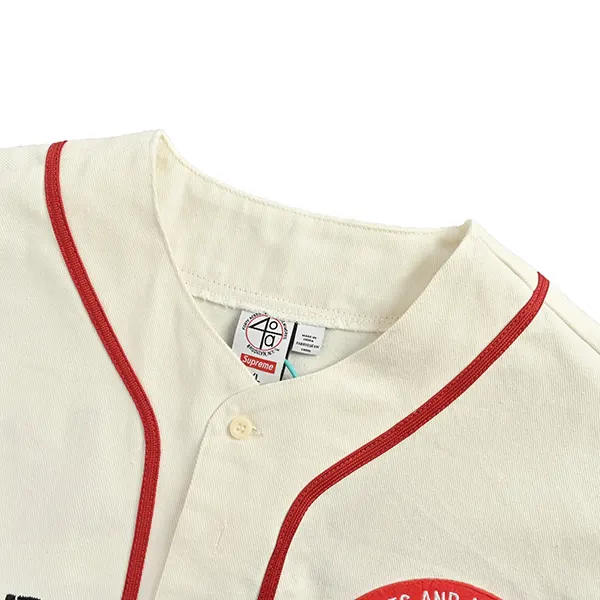 シュプリーム 40 Acres Twill Baseball Jersey Sht55825