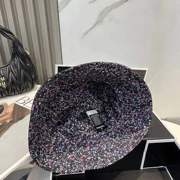 ブティック♪ シャネル ハット コピー コットン ターコイズ & フューシャ she34166