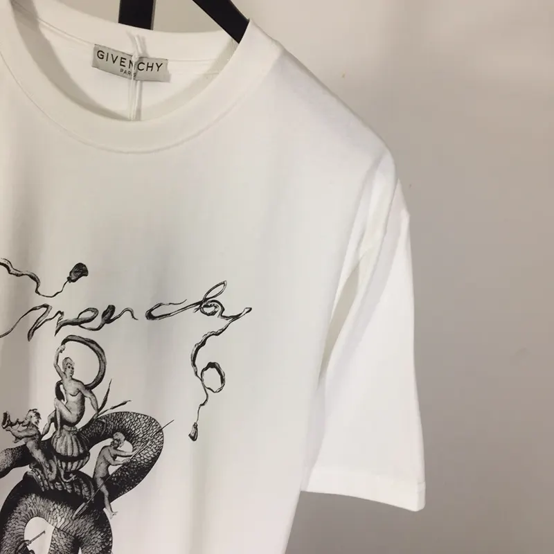 大人気!ジバンシィ n級品 ロゴホワイトコットンクルーネック半袖 Tシャツ jid37247