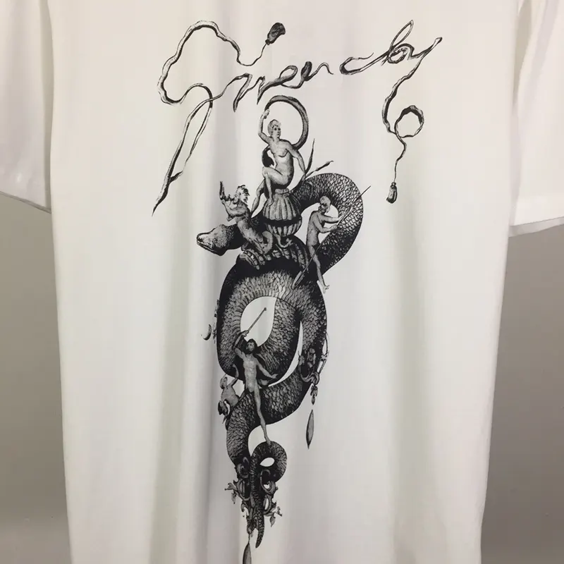 大人気!ジバンシィ n級品 ロゴホワイトコットンクルーネック半袖 Tシャツ jid37247