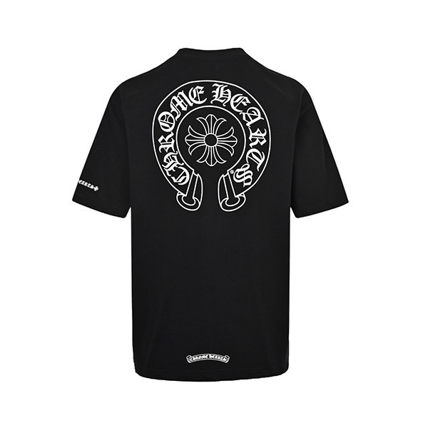 クロムハーツ コピー☆CHプラス ホースシュー ロゴ ポケット Tシャツ n