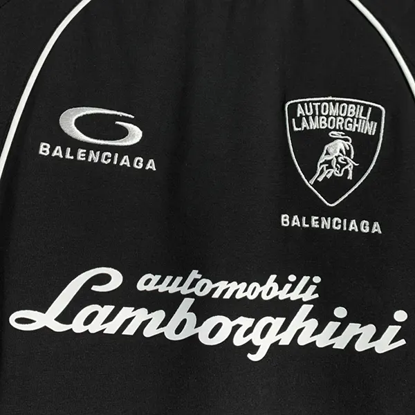 お洒落 バレンシアガ × Lamborghini Oversized サッカーTシャツ baj29305