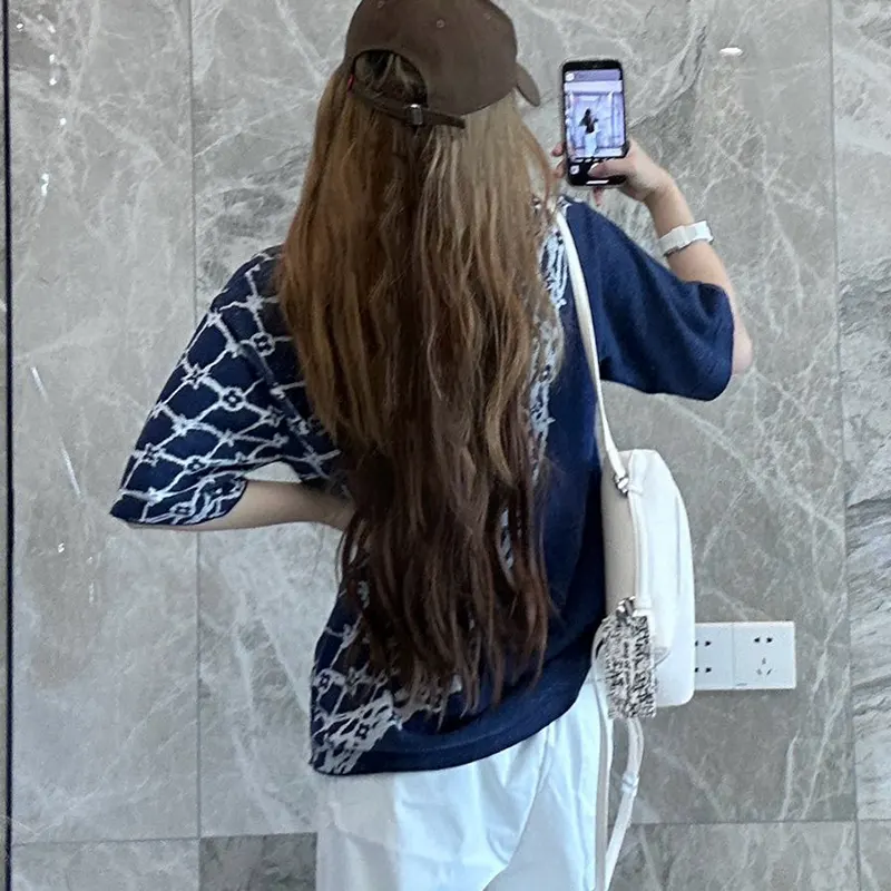 希少ルイヴィトン 偽物 ショートスリーブコットンクルーネックTシャツ 1AFQQ