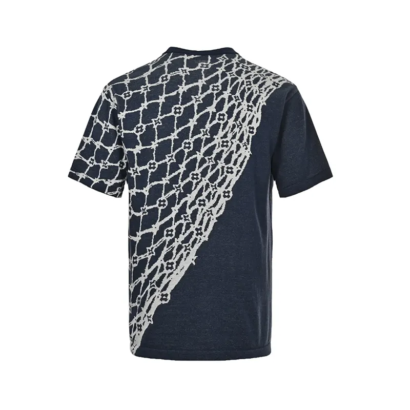 希少ルイヴィトン 偽物 ショートスリーブコットンクルーネックTシャツ 1AFQQ
